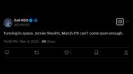 Fans react to Jennie's new reveal (Image via X/Exit H20)